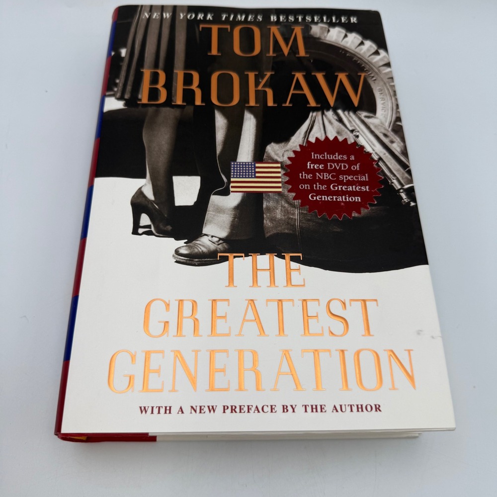 The Greatest Generation Tom Brokaw Hardcover Book 2004 New Preface Signed Plate